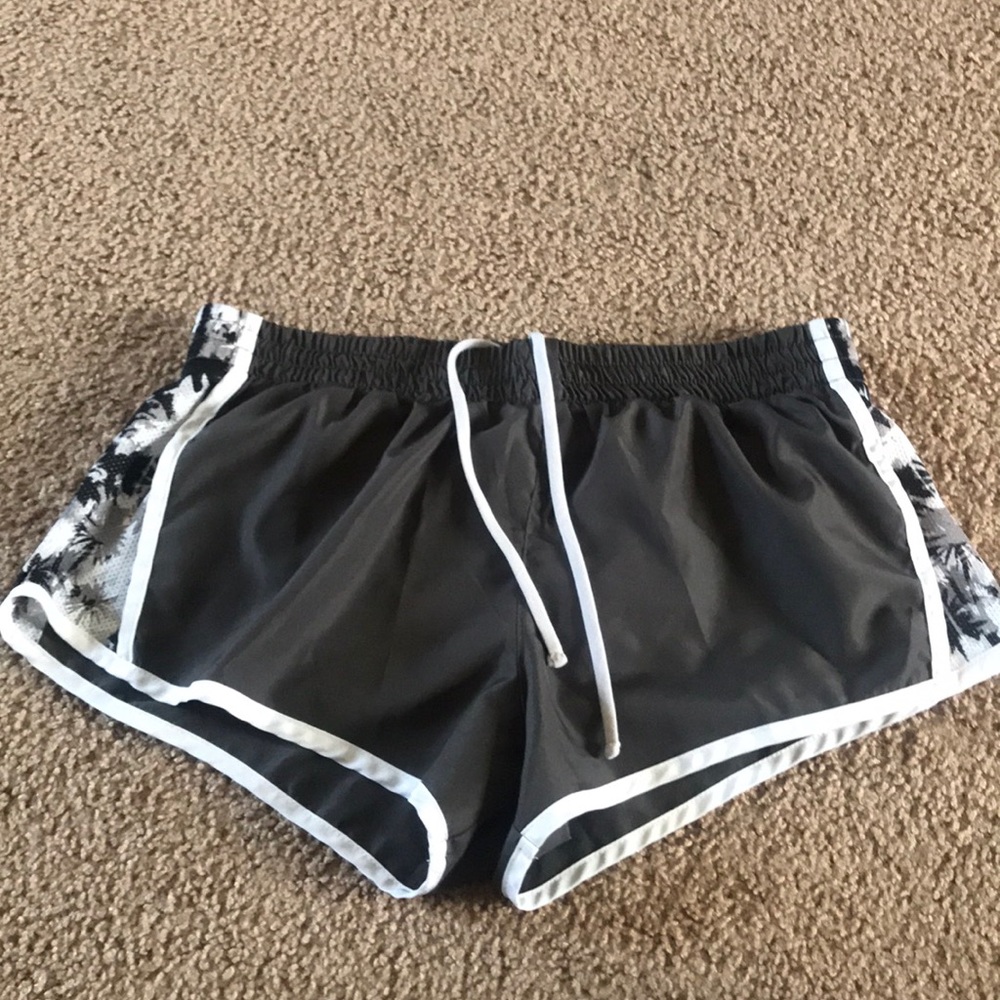 Grey running shorts